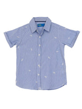 Load image into Gallery viewer, Cottonworld Boy&#39;s Shirts Boy&#39;s Cotton Blue Regular Fit Shirts