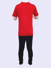 Load image into Gallery viewer, Cottonworld Boy&#39;s Tshirts Boy&#39;s Cotton Elastane Red Regular Fit Tshirt