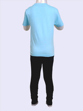 Load image into Gallery viewer, Cottonworld Boy&#39;s Tshirts Boy&#39;s Cotton Elastane Sky Regular Fit Tshirt